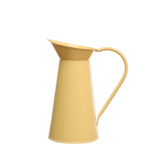 9&#x22; Easter Yellow Iron Pitcher by Ashland&#xAE;